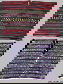 Lot of 2 - Vintage Handwoven Guatemalan Huipils, Ex Museum