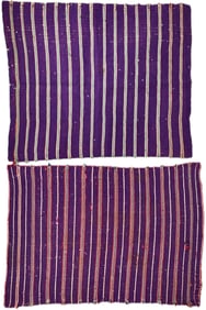 Lot of 2 - Hand Woven Guatemalan Textile, Ex Museum