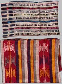 Lot of 2- Vintage Textiles Possibly from Central America, Ex Museum