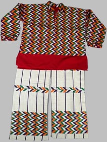 Vintage Guatemalan Traditional Two (2) Pieces Man's Outfit, Ex Museum