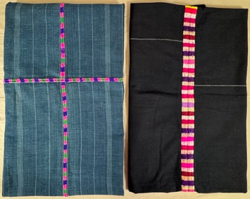 Lot of 2 - Vintage Woman's Corte/Mayan Tube Skirt Guatemala, Ex Museum