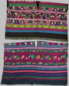 Lot of 2 - Vintage Huipils Central America, Ex Museum