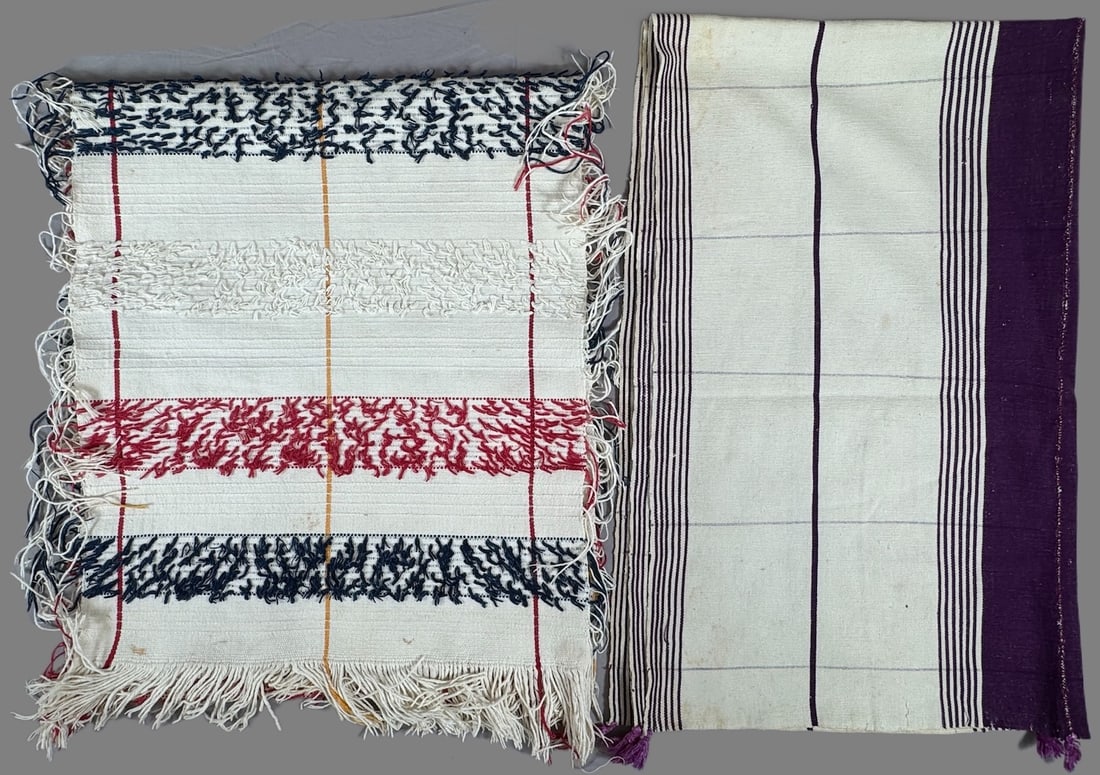 Lot of 2 -  Possibly  Handwoven Central American Textiles, Ex Museum (1 of 14)