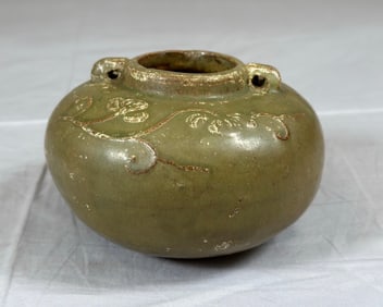 Ceramic Kwangtung Yao Jar Possibly From the Ming Dynasty (1368-1644)