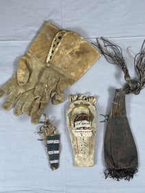 Lof of 4-Native American Artifacts From Early 20th Century
