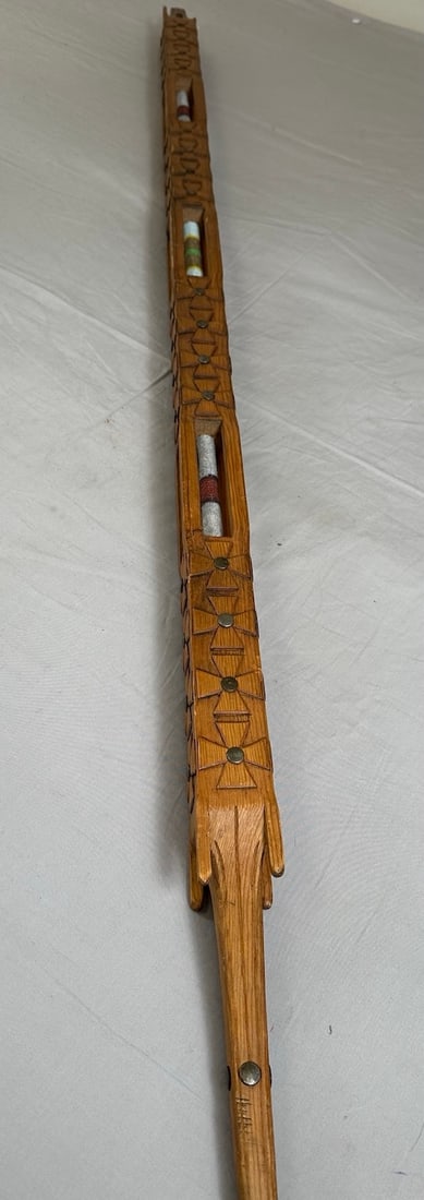 Vintage Native American Ceremonial Wooden Pipe Stem (1 of 7)