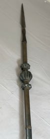 Mughal-Era Indo-Persian Polearm Bronze Spear