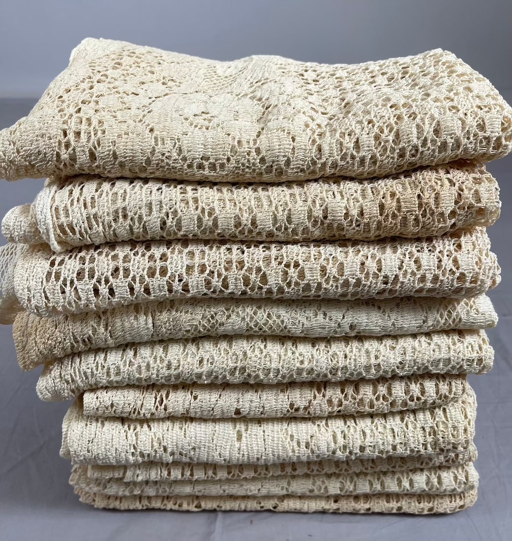 Vintage Lace Tablerunner/Tablecloth (10) (1 of 9)