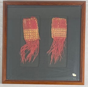 Framed Pre-Columbian Textile