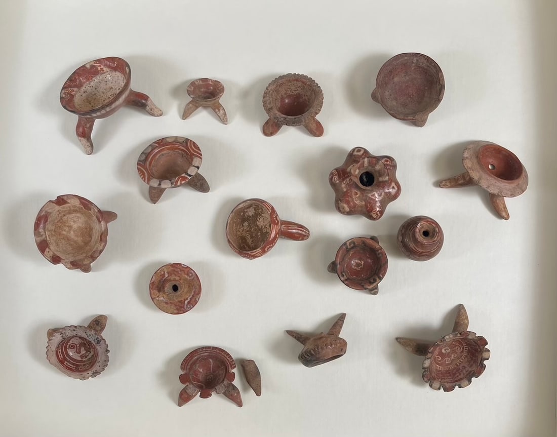 Miniature Mixed Likely Michoacan Pottery (16) (1 of 16)