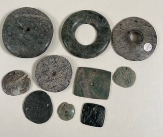 Mix Of Vintage Stone Artifacts (10)