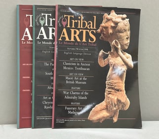 3 Issues-The World of Tribal Arts 1998, 1999, 2000. Classicism in Ancient Mexico: Teotihuacan,