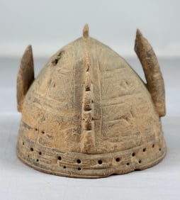 Dogon Wooden Helmet Mask Very Early-Climate Dry, Mali Collection: JJ Klegman