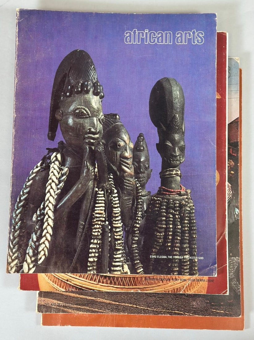 4 Issues of African Arts (UCLA) Eshu Elegba, The Yoruba Trickster God 1975, African Arts Sixteenth (1 of 11)