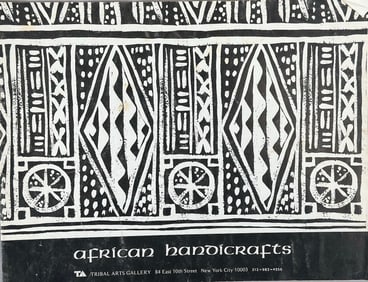 African Handqicrafts-Tribal Arts Gallery 84 East 10th Street New York 10003