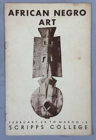 African Negro Art, Feb to March Scripps College