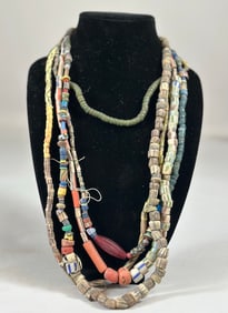 African Trade Bead Necklaces (5)