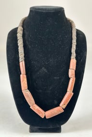 African Trade Bead Necklace