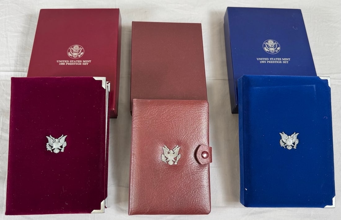 Lot of 3 - 1984 & 1988 United States Olympic Coins & 1993 Bill of Rights Commemorative Coins (1 of 8)