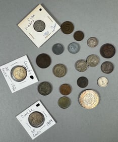 World Coins; Some with Silver (20)