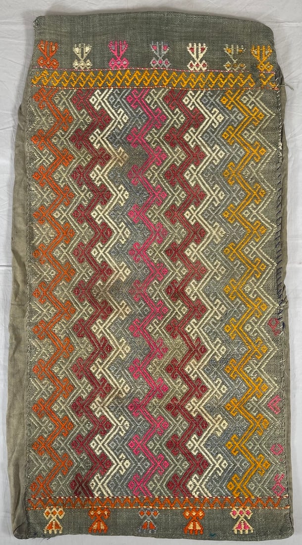 VintageTurkish Wool Kilim/Pillow Case (1 of 15)
