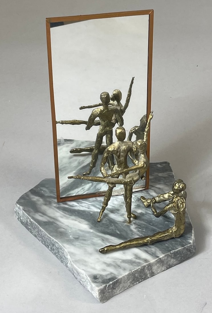 Vintage Gary Rosenthal Bronze Marble Ballerina Sculpture (1 of 16)