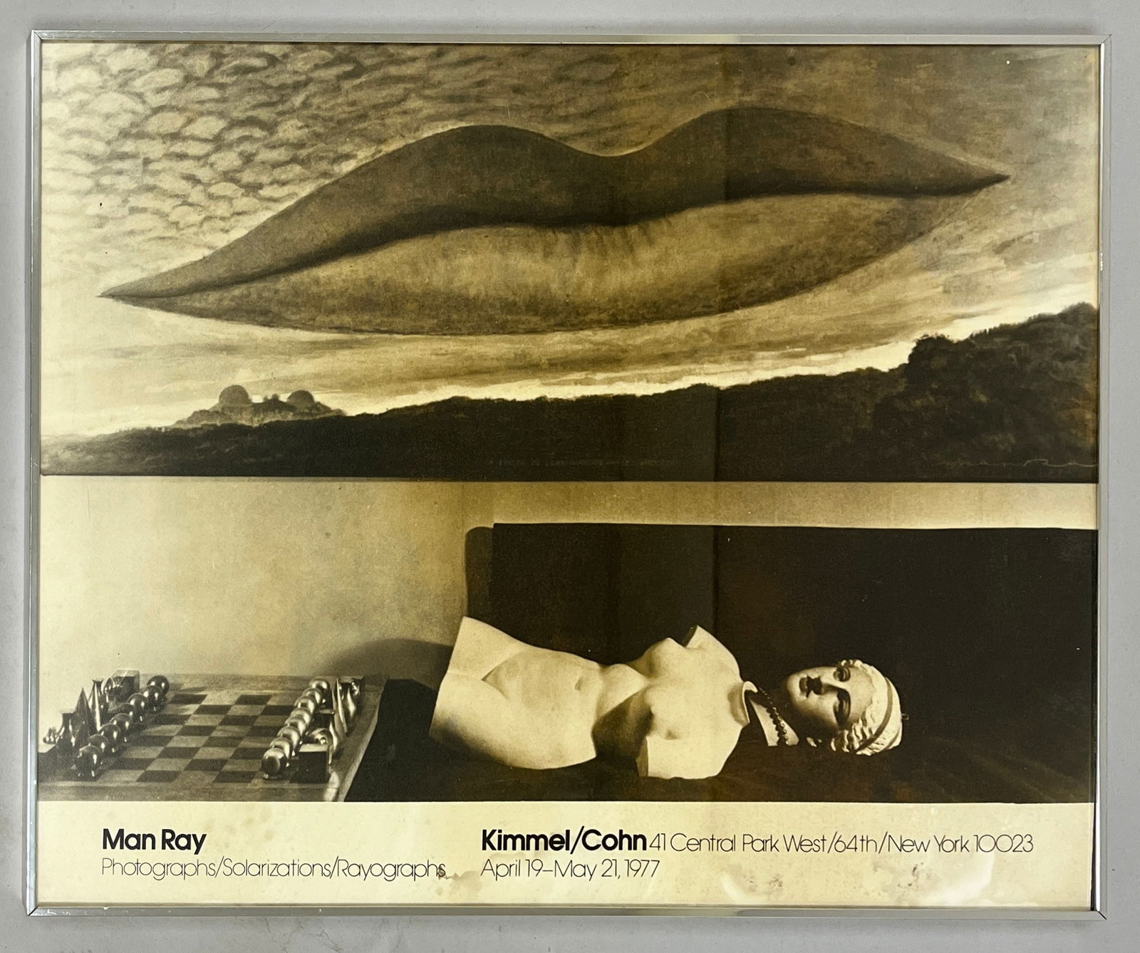 Man Ray Kimmel/Cohn New York 1977 Exhibition Poster Announcement Poster (1 of 4)