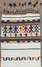 Vintage Ceremonial Guatemalan Napkin - Ex Museum