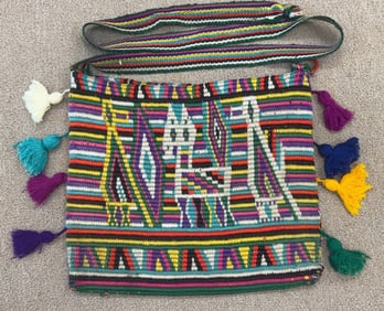 Vintage Guatemalan Crossbody Bag - Ex Museum