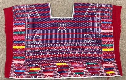 Traditional Vintage Guatemalan Huipil - Ex Museum