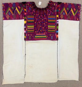 Traditional Vintage Guatemalan Huipil - Ex Museum