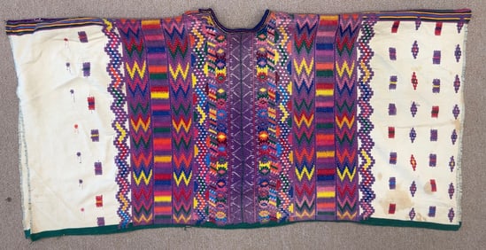 Traditional Vintage Guatemalan Huipil - Ex Museum