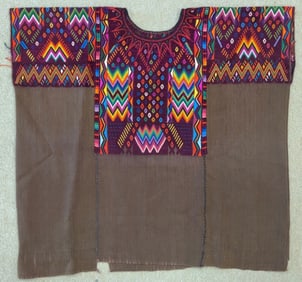 Traditional Vintage Guatemalan Huipil - Ex Museum