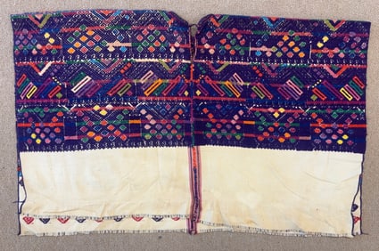Traditional Vintage Guatemalan Huipil - Ex Museum
