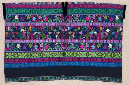 Traditional Vintage Guatemalan Huipil - Ex Museum