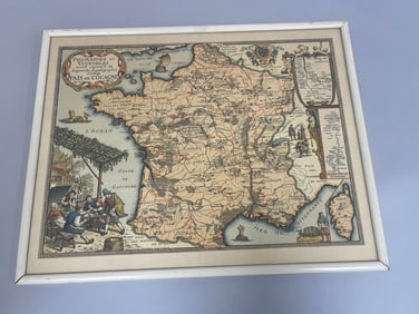 Vintage French Map
