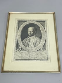 Antique Woodblock Print
