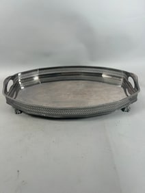 Vintage Altomani Pesaro Silver Plated Serving Tray
