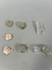 World Coins from Morocco and Oman from the Late 20th Century