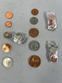 World Coins from Libya, Oman, and Morocco