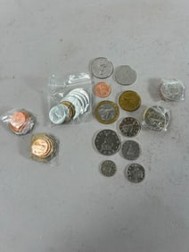 African Coins from Nigeria, Gambia, Congo, and Uganda
