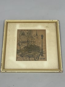Ink Drawing of Paris by Tilor