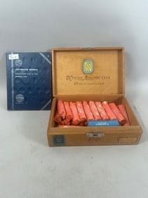 Collection of Jefferson Nickels and Vintage Pennies