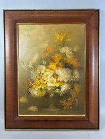 M. HAHN Floral Still Life Painting