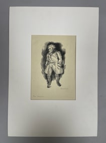 Vintage Rath Krespel Etching