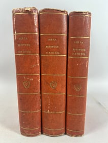 Antique Books "Sur La Peinture Par Du Bos" (3 Volumes)