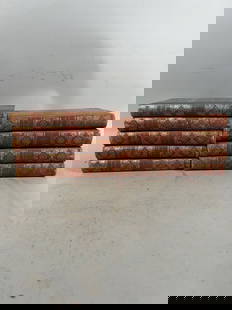 Antique Books "Arnold's Works" (9 Volumes): Antique Books entitled "Arnold's Works". 7"h x 5"w (each)