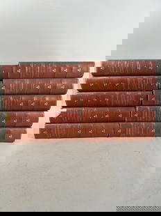 Antique Books "Thackeray's Works" (10 Volumes): Antique Books Entitled "Thackeray's Works" 8"h x 5.5"w (each)