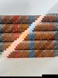 Antique Greek Books (5 Volumes): Antique Greek Books. 10.5"h x 8"w (each)