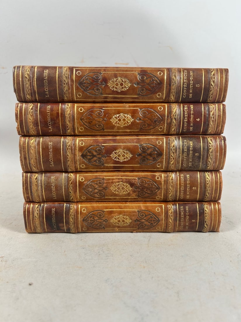 Antique Books "Conferences De Notre-Dame" (5 Volumes) (1 of 4)
